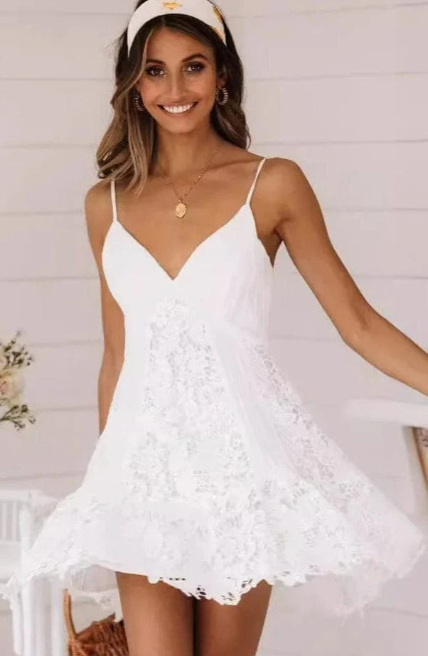 Robe de Plage Dentelle Sexy Carla