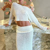 Robe de Plage Dentelle Transparente Marie