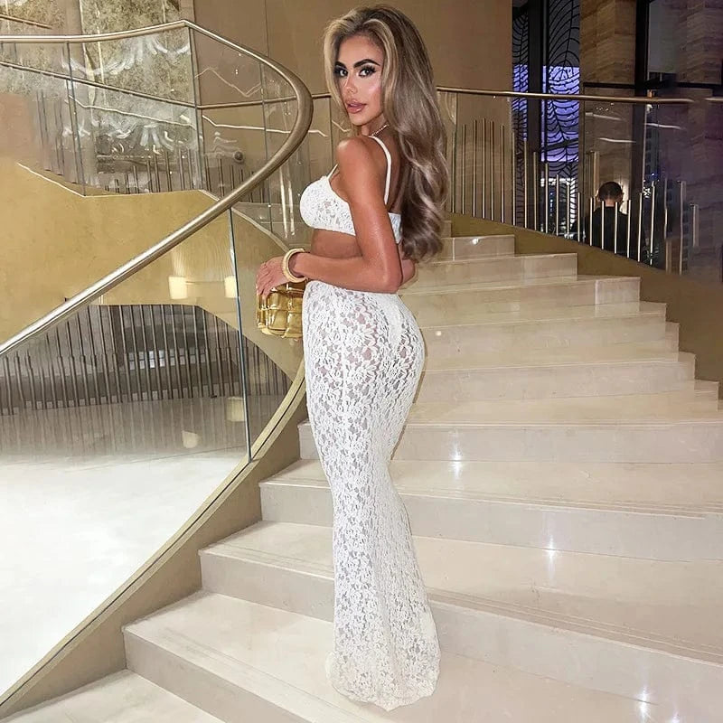 Robe de Plage en Dentelle Bénédicta