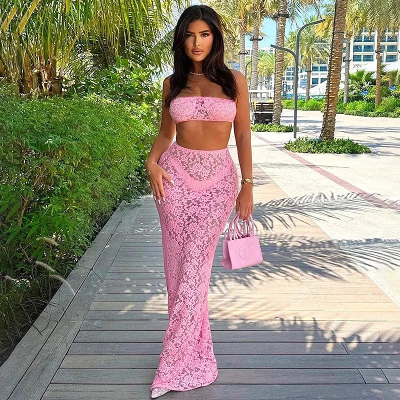Robe de Plage en Dentelle Bénédicta