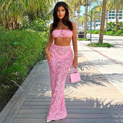 Robe de Plage en Dentelle Bénédicta
