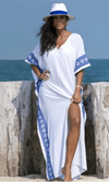 Robe de Plage Paréo Col V Diva