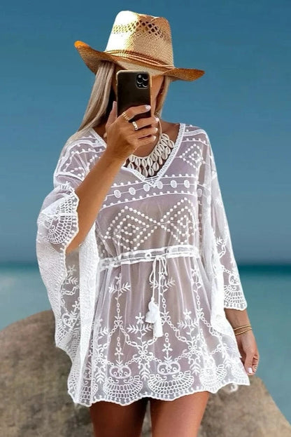 Robe de plage Paréo en Dentelle Amelia