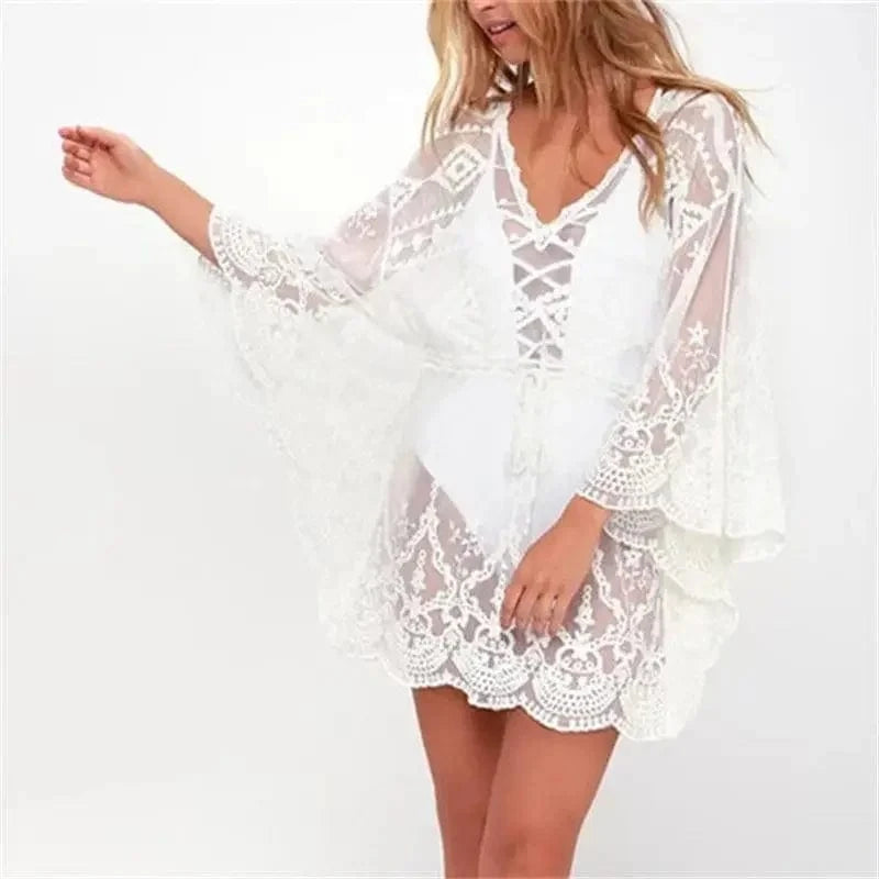 Robe de plage Paréo en Dentelle Amelia