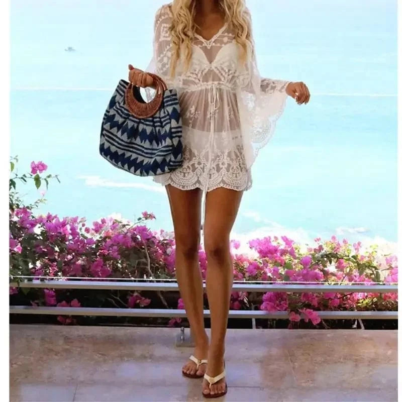 Robe de plage Paréo en Dentelle Amelia