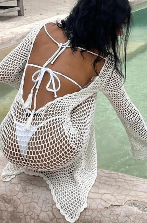 Robe de Plage Résille