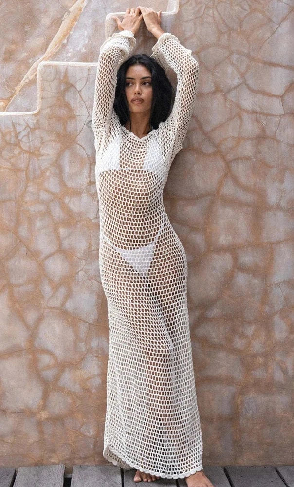 Robe de Plage Résille