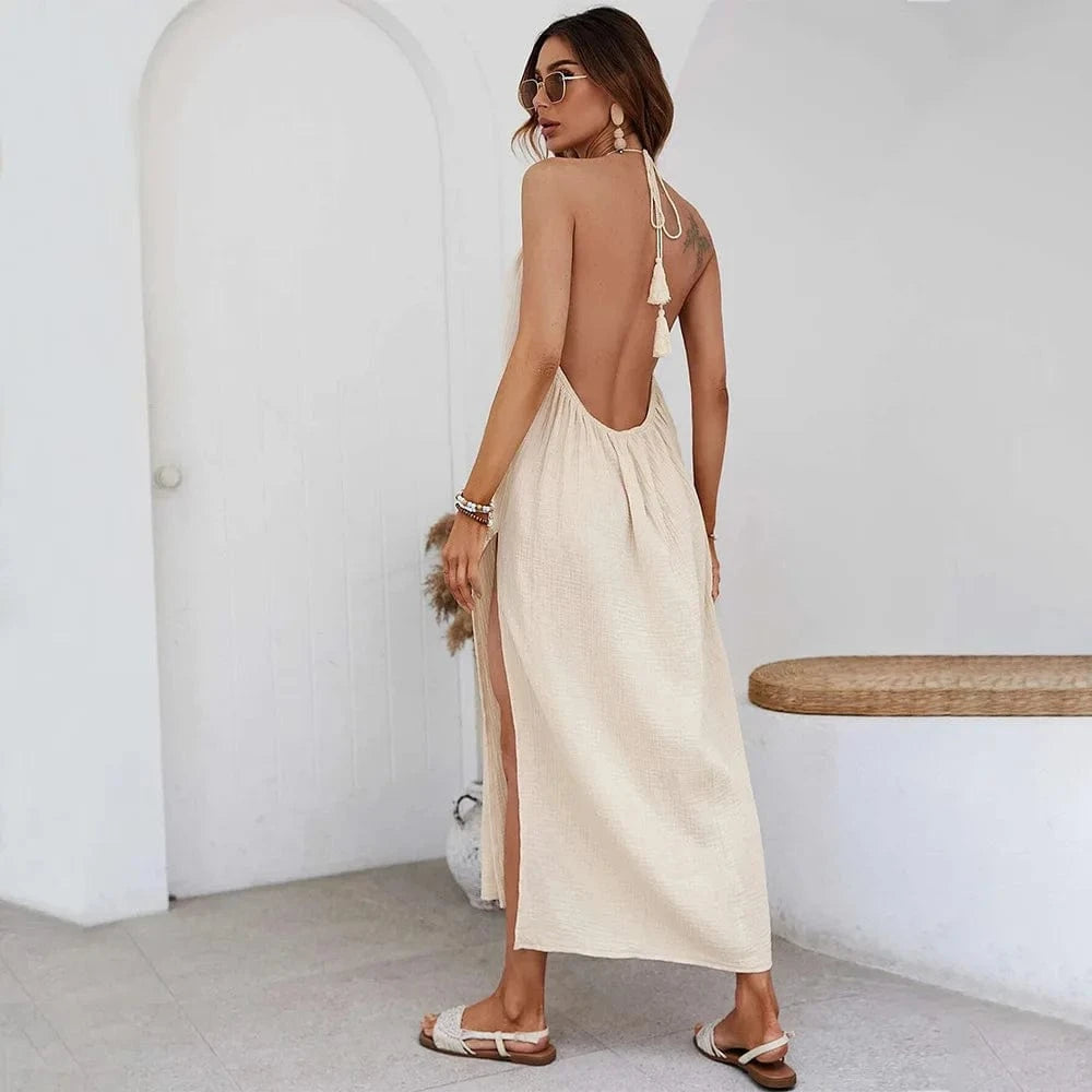 Robe de Plage Sexy Dos Nu