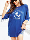 Robe de Plage T shirt Summer Time