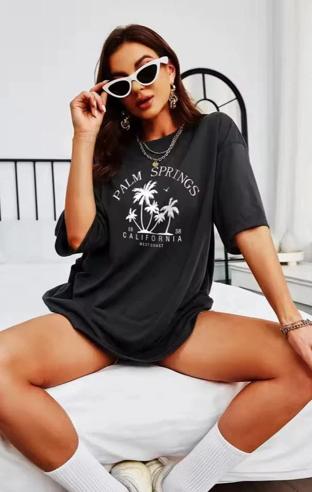 Robe de Plage T shirt Summer Time