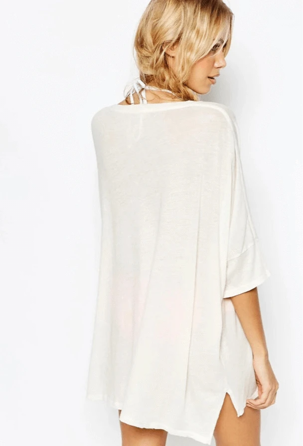 Robe de Plage Tee-shirt Coconut