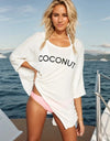 Robe de Plage Tee-shirt Coconut