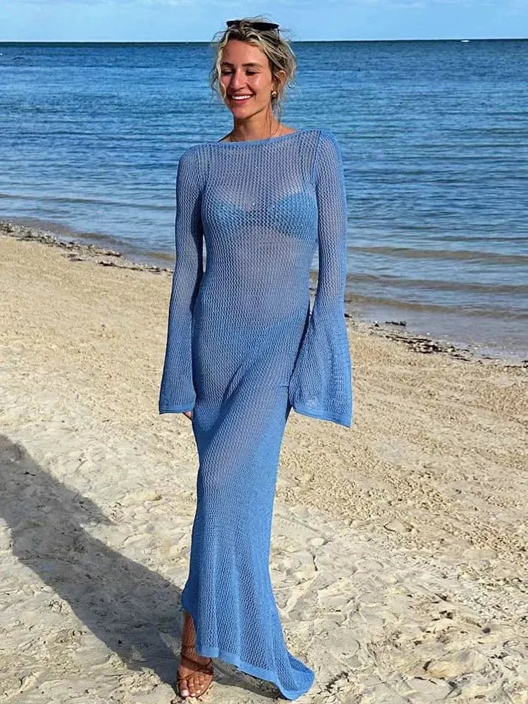 Robe de Plage Transparente