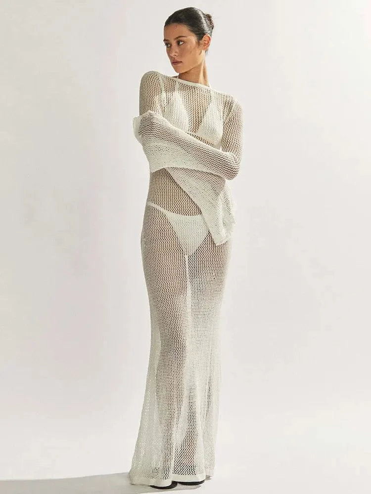 Robe de Plage Transparente