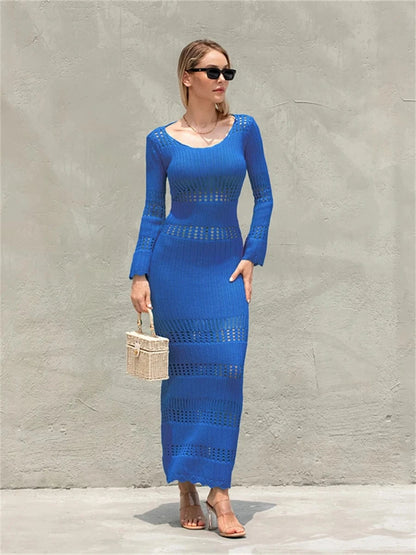 Robe de Plage Tricotée