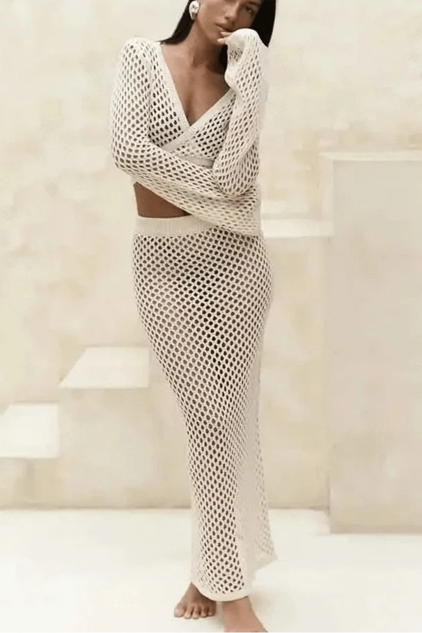 Robe de Plage Tricotée Romy