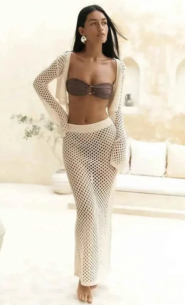 Robe de Plage Tricotée Romy