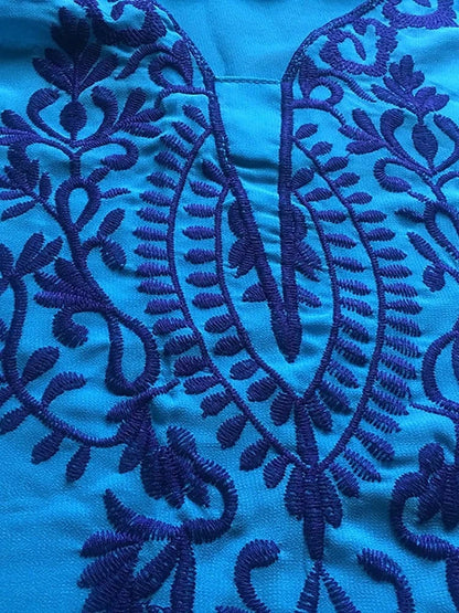 Robe de Plage Tunique en Mousseline