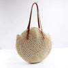 Sac de plage en Osier Naturel Tressé à la Main