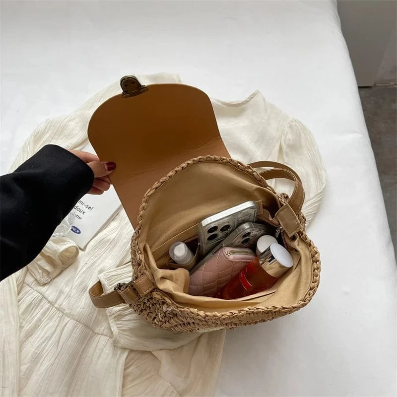 Sac de Plage en Osier tressé Main