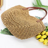 Sac de Plage Osier et Cuir