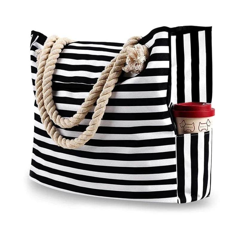 Sac de Plage Toile Rayé