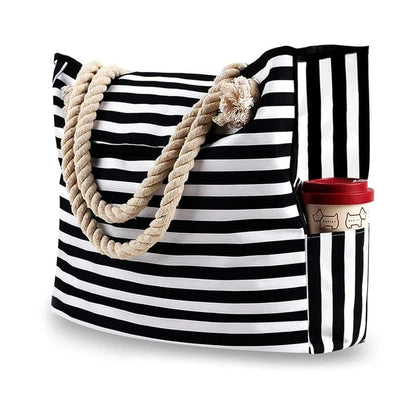 Sac de Plage Toile Rayé