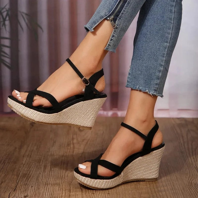 Sandales d'Été Compensées Sexy