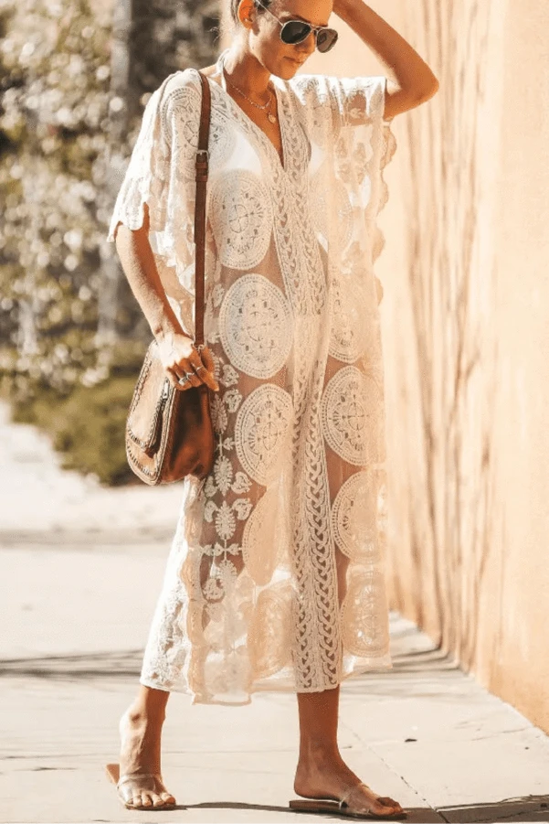 Tunique de Plage Ajourée Mia