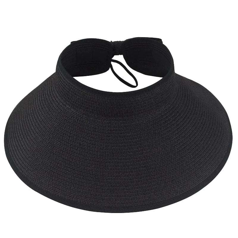 Visière Femme Casquette de Paille Anti UV